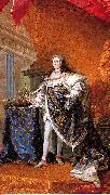 Charles-Amedee-Philippe van Loo Portrait of Louis XV of France oil painting reproduction